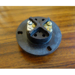 LAMPE DE COURSIVE EN BRONZE ET LAITON