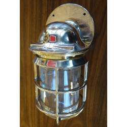 LAMPE DE COURSIVE EN BRONZE ET LAITON