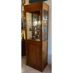 VITRINE MIROIR EN TECK