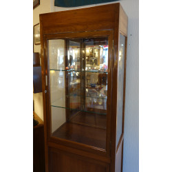 VITRINE MIROIR EN TECK