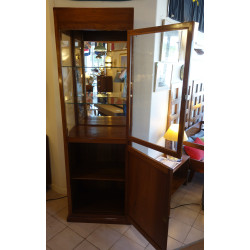 VITRINE MIROIR EN TECK
