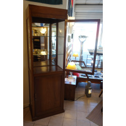 VITRINE MIROIR EN TECK