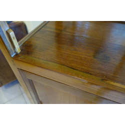 VITRINE MIROIR EN TECK