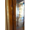 VITRINE MIROIR EN TECK