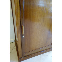 VITRINE MIROIR EN TECK