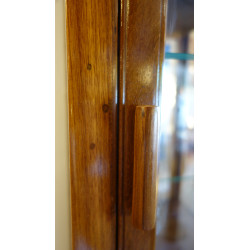 VITRINE MIROIR EN TECK