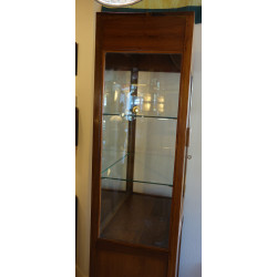 VITRINE MIROIR EN TECK
