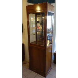 VITRINE MIROIR EN TECK