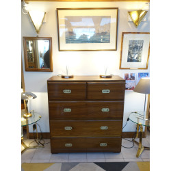 COMMODE COLONIALE EN TECK