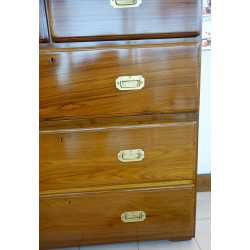 COMMODE COLONIALE EN TECK