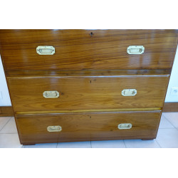 COMMODE COLONIALE EN TECK
