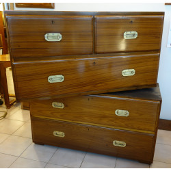 COMMODE COLONIALE EN TECK