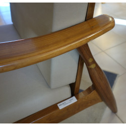 PAIRE DE FAUTEUILS EN TECK