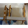 PAIRE DE FAUTEUILS EN TECK