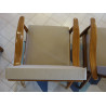 PAIRE DE FAUTEUILS EN TECK