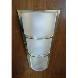 APPLIQUE VERRE ET LAITON