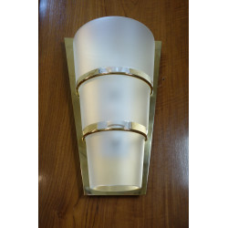 APPLIQUE VERRE ET LAITON