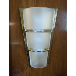 APPLIQUE VERRE ET LAITON