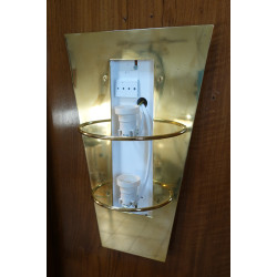 APPLIQUE VERRE ET LAITON