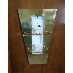 APPLIQUE VERRE ET LAITON