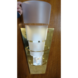 APPLIQUE VERRE ET LAITON