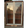 VITRINE TECK ET PALISSANDRE