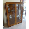 VITRINE TECK ET PALISSANDRE