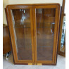 VITRINE TECK ET PALISSANDRE