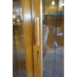 VITRINE TECK ET PALISSANDRE