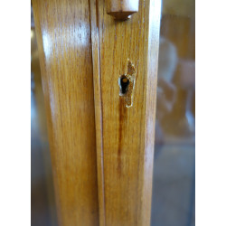 VITRINE TECK ET PALISSANDRE