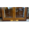 VITRINE TECK ET PALISSANDRE