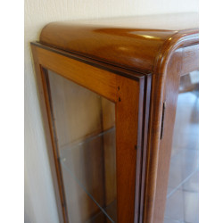 VITRINE TECK ET PALISSANDRE