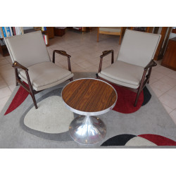 FAUTEUILS DESIGN PALISSANDRE
