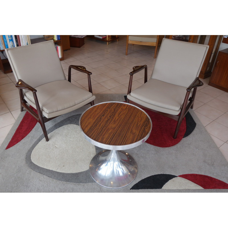 FAUTEUILS DESIGN PALISSANDRE