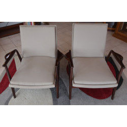 FAUTEUILS DESIGN PALISSANDRE