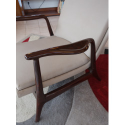 FAUTEUILS DESIGN PALISSANDRE