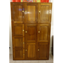 MEUBLE COLONIAL 10 PORTES